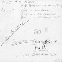 [Gardens, Thomson Hall]