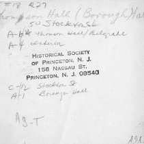 [Interior, Thomson Hall]