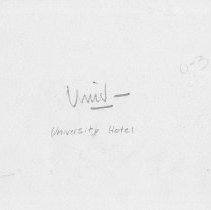 [University Hotel]