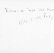 [Workmen, Terra Cotta Works, Rocky Hill]