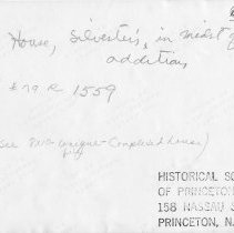 [Workmen at the Charles Silvester House]