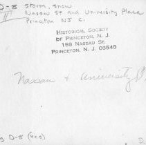 [Nassau Street and University Place after Storm]