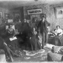 [Redding Family in Parlor]