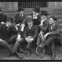 [Men on Steps at Seminary]