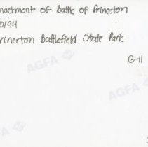 [Reenactment of the Battle of Princeton, 12/10/94]