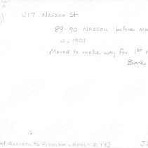 [89-90 Nassau Street, c. 1901]