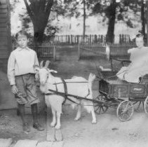 [Smalley Family Children with Goat Cart]
