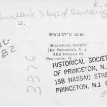 [Smalley's Stagecoach Sleigh]