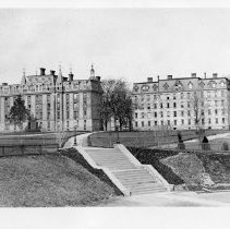 [View of West College and Reunion Hall]