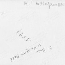 [Witherspoon Hall under Construction]