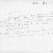 [The Incubator, c. 1911]