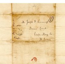 Letter. James Waddel Alexander to Joseph F. Learning.