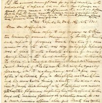 Letter. Dallas Valentine Mays to John Thomas Duffield