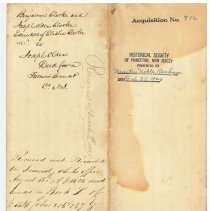 Deed. Benjamin Clarke and Joseph Olden Clarke to Joseph Olden Clarke.