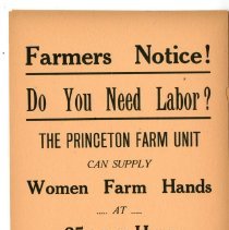 Broadside. "Farmers Notice!"