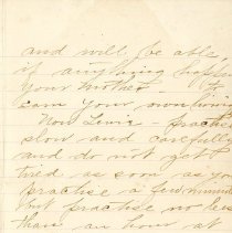 Letter. C.R. Arnheiter to Louise Zapf.
