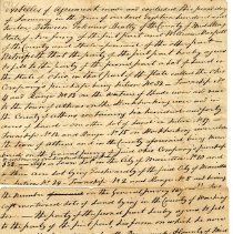 Erkuries Beatty and William Vanpelt land sale agreement