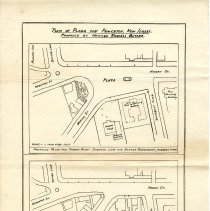 Plan of Plaza for Princeton, New Jersey, Proposed by Howard Russell Butler