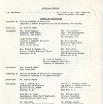 Program. "John-Witherspoon Civic Association Presents Let's Talk About It!"