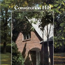 Real estate brochure. "Constitution Hill: Gracious Living in Princeton"