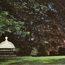 Real estate brochure. "Constitution Hill...The Gracious Life in Historic Pr