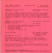 Art Workshop Schedule, Fall Winter Term, for Studio-on-the-Canal