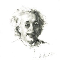 Carola Hauschka Spaeth portrait of Albert Einstein