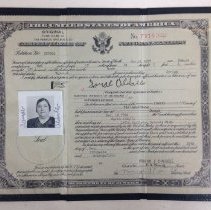 Certificate of naturalization