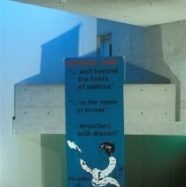 Said Banner by Jamelie Hassan at the Museum of London, Ontario