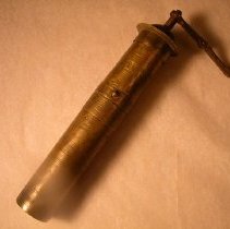 Metal cylidrical coffee grinder