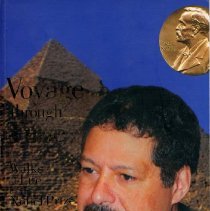 Color book cover with author and Egyptian pyramid
