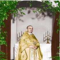 Portrait of Husson in his robes