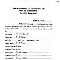 Raphael Kolel Husson birth certificate