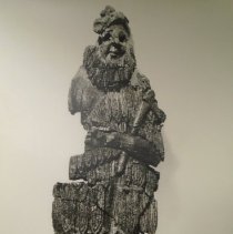 wood sculpture, Ebla,3rd millenium B.C