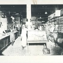 Photocopy of photo of store interior