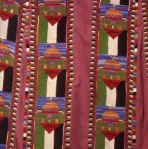 Detail of back center embroidery