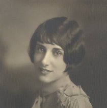 1926-mary_korkmas sepia tone portrait of woman