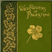 Hardbound book in green with gold foliage and text detail