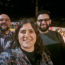 Mayor Mohamed Khairullah Prospect Park with Shatha Najim and George Harb