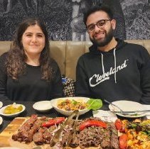 Shatha Najim and George Harb at Al Basha