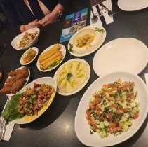 Arabic food from Al Basha restaurant