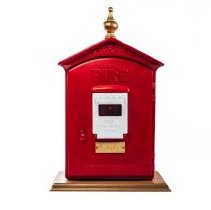 Red firebox front
