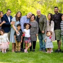 Photo of Dr. George Zahr with His Family at a Park