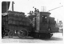 Fright Train with Hay Wagon
