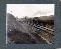Steam locomotive with freight