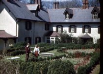 Grange House- Rear View with Plantings (1946)