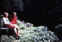 Grange Estate- Girls on Garden Seat (1946)