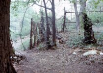 Grange Estate- Fence between Grange Field and Estate (1974)