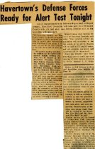 Civil Defense Ready for Alert Test Tonight 1952