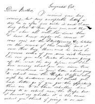 Personal letter - A W Lawrence